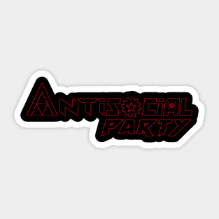 Antisocial Party Sticker